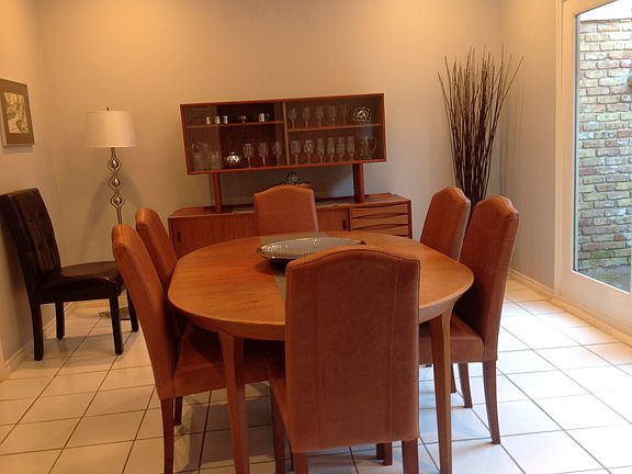 Separate dining area
