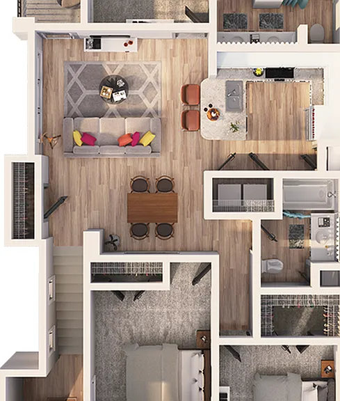 Stonebriar Pines - C2A Floor Plan Stonebriar Pines - C2A Floor Plan