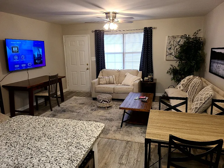 Big open living space.