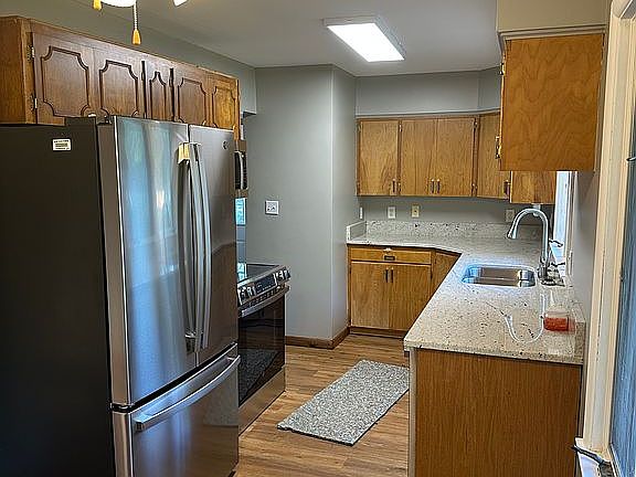 Kitchen from dining room 