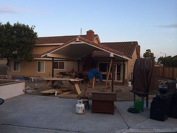 New patio cover 
