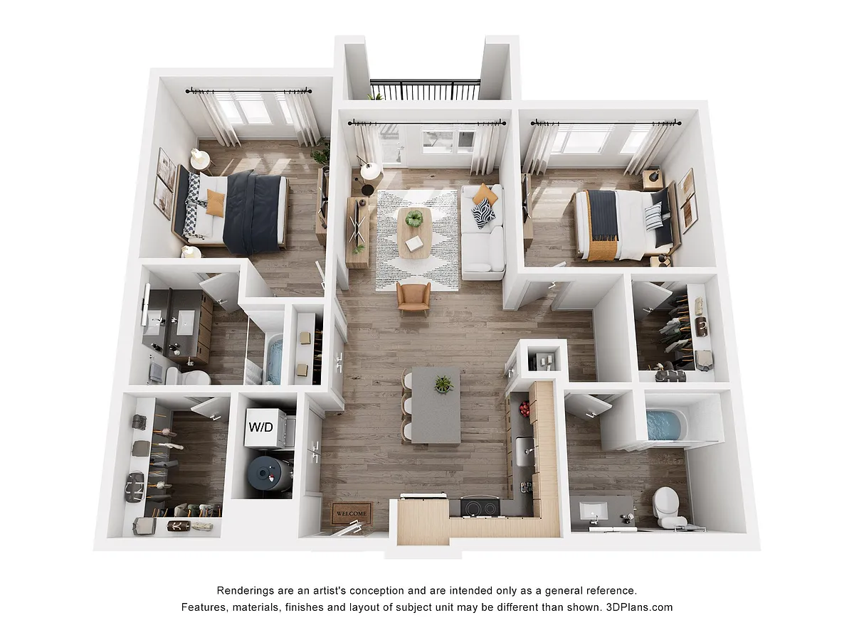 Floor plan B1A