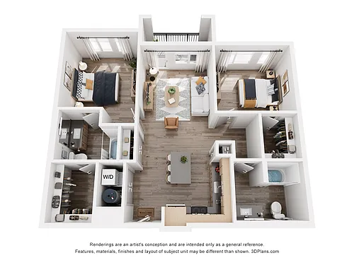 Floor plan B1A