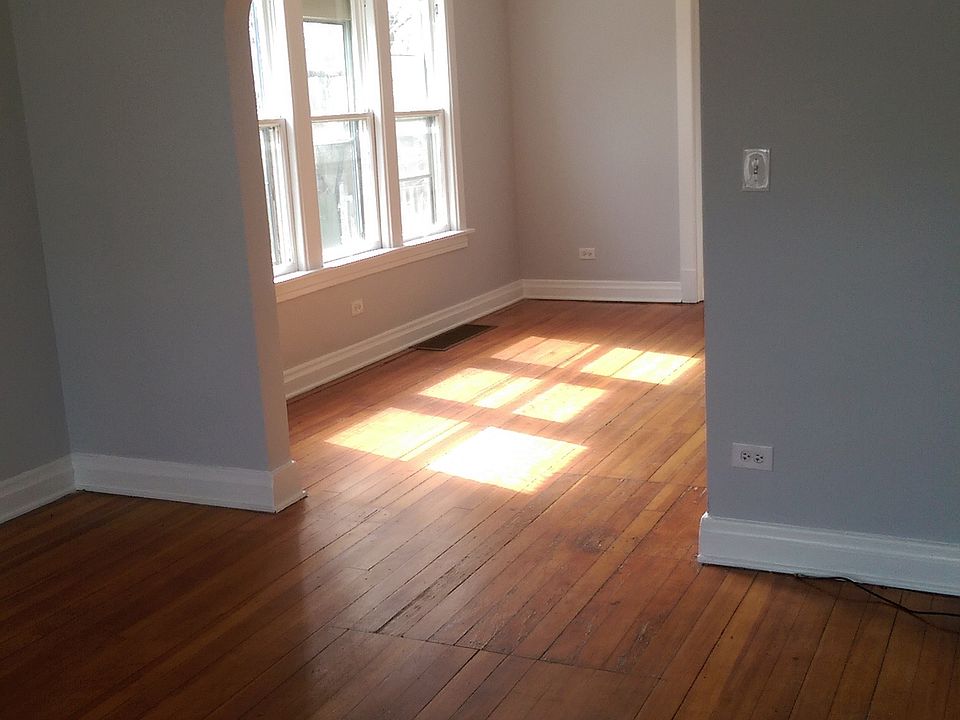 Living room and dining room