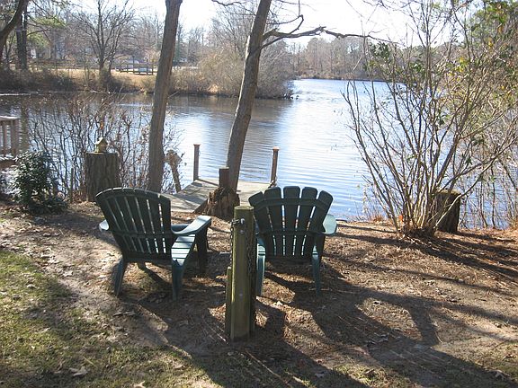 Boat dock -winter view