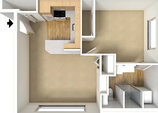 Bronze Plus - 1 Bedroom, 1 Bathroom Bronze Plus - 1 Bedroom, 1 Bathroom