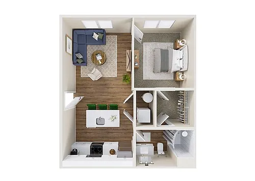 Floor plan The Evans