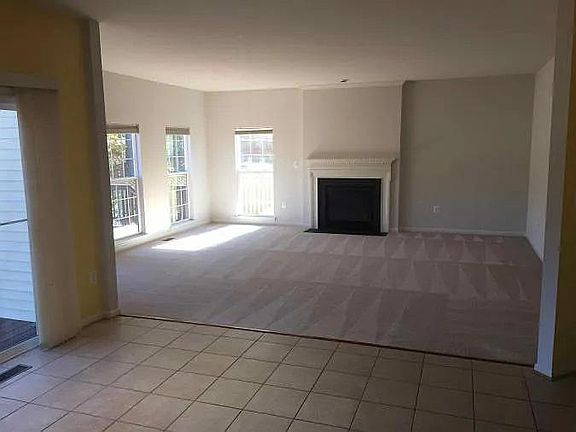 Family room with fire place