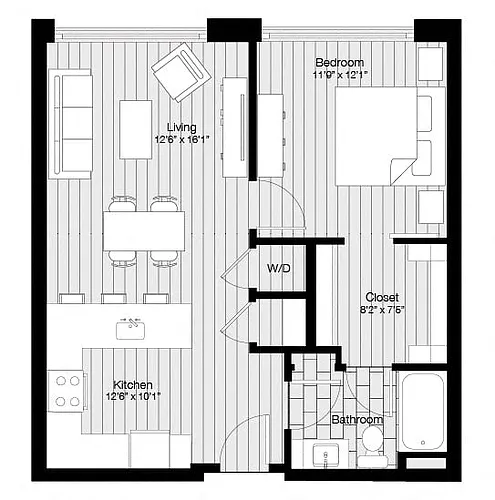 Floor plan A6R