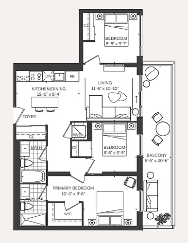Floor plan 1405