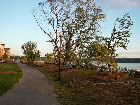 walk along the bay in front of unit