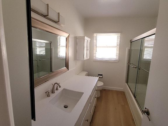 Large bathroom with additional storage