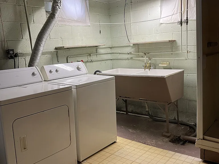 Laundry area. Washer and dryer included