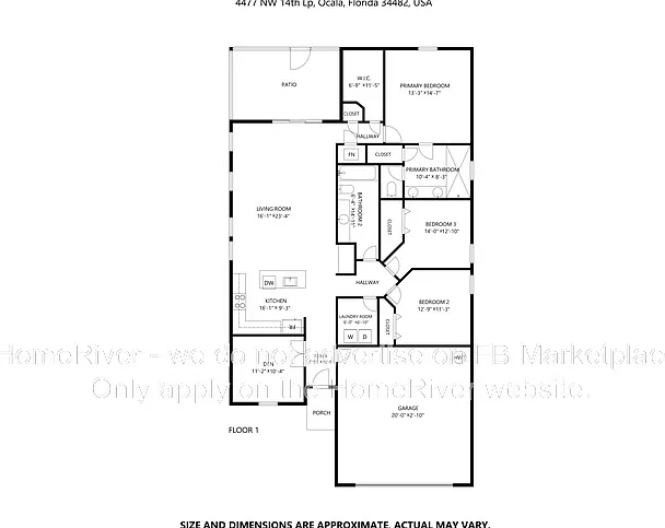3 bed, 2.0 bath, 1712 sqft, $1,995 — Photo 2