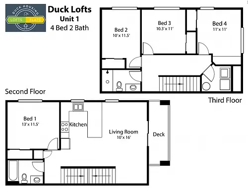 Floor plan 4X2