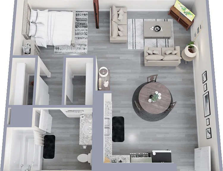 Studio Floorplan Diagram