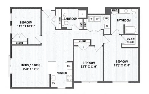 Floor plan C3 - Classic