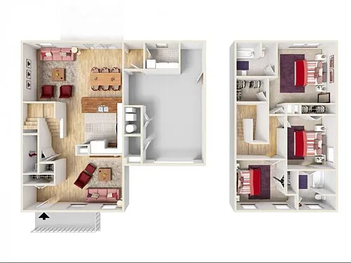 Floor plan Oak Park