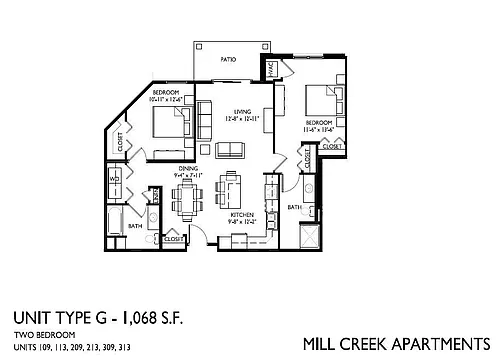Floor plan G