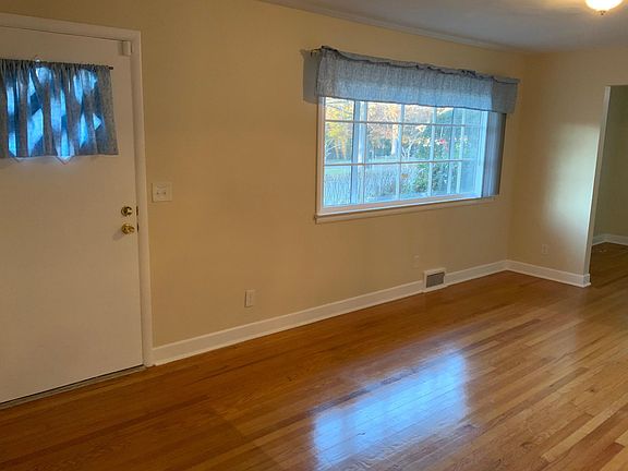 Front door entry into the living room