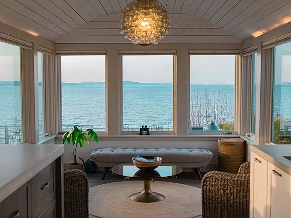 Nook off kitchen to relax and enjoy the view