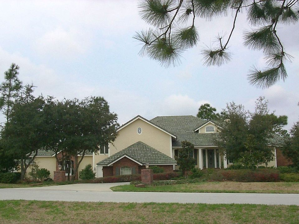 front of Estate home