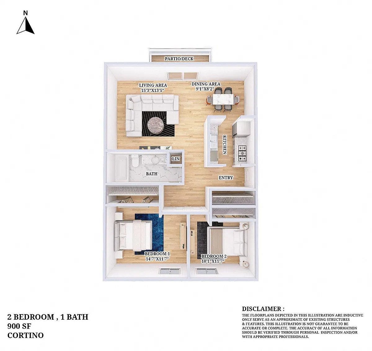 Floor plan The Cortina