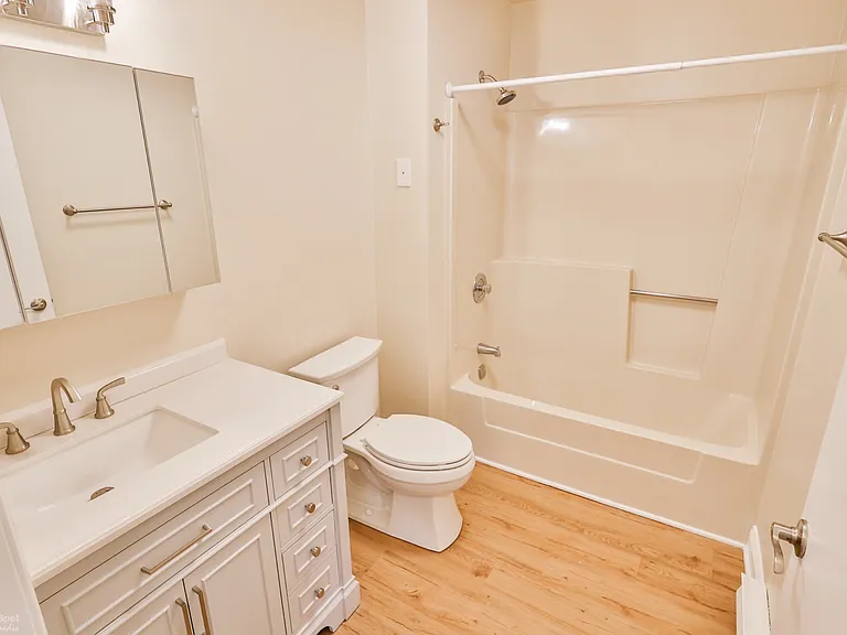 Hallway bathroom