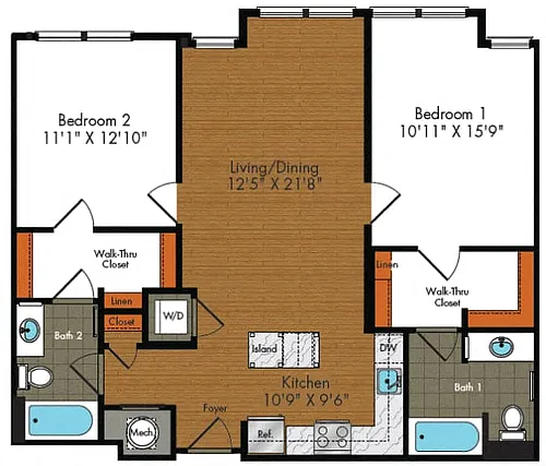 Floor plan C02W