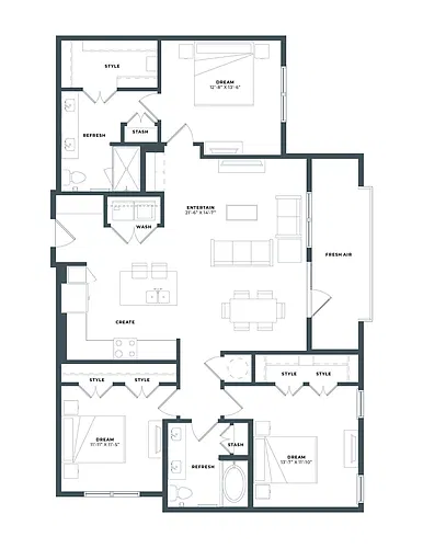 Floor plan C1