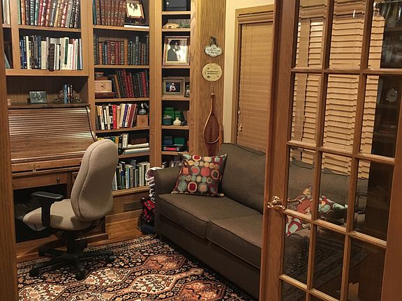 Study just off entry hall