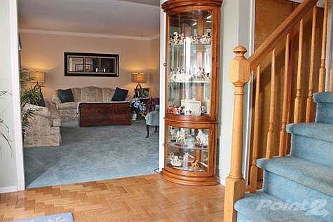 Parquet Wood Floor in Entrance Foyer