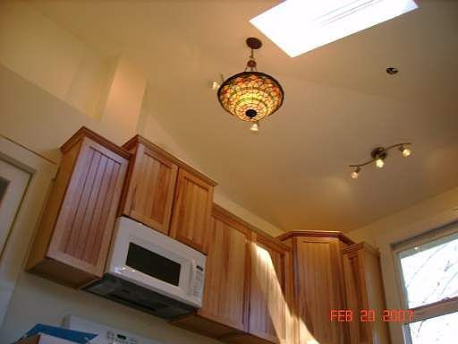 kitchen is skylit, too!!