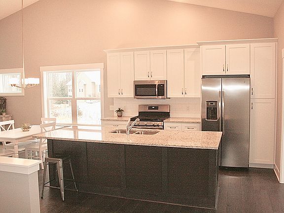 Plenty of cabinet space and GE stainless appliances as standard