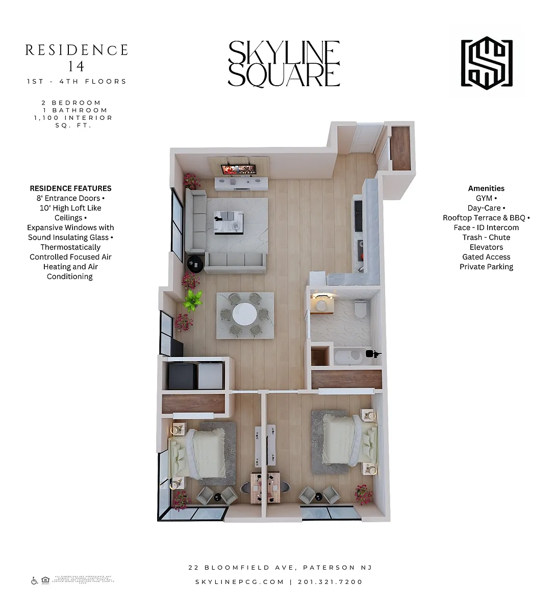 Floor plan 307