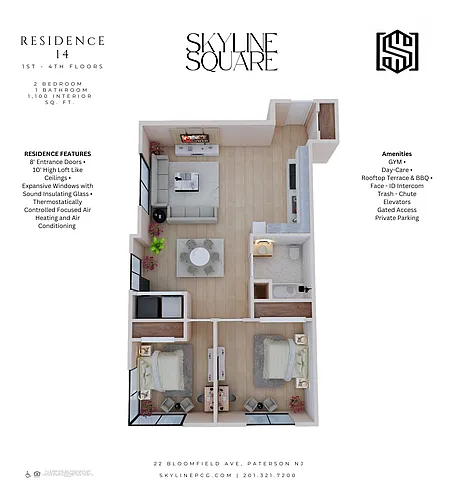 Floor plan 307