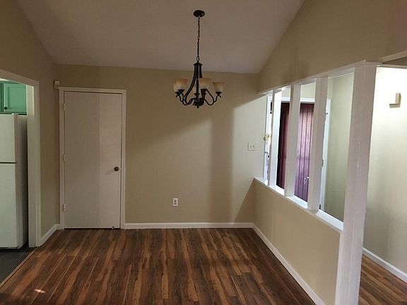 entry and dining room