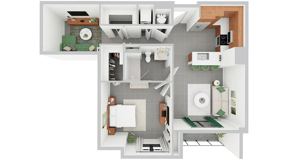 Floor plan A15 + DEN