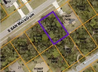 San Mateo Dr LOT 25, North Pt, FL 34288