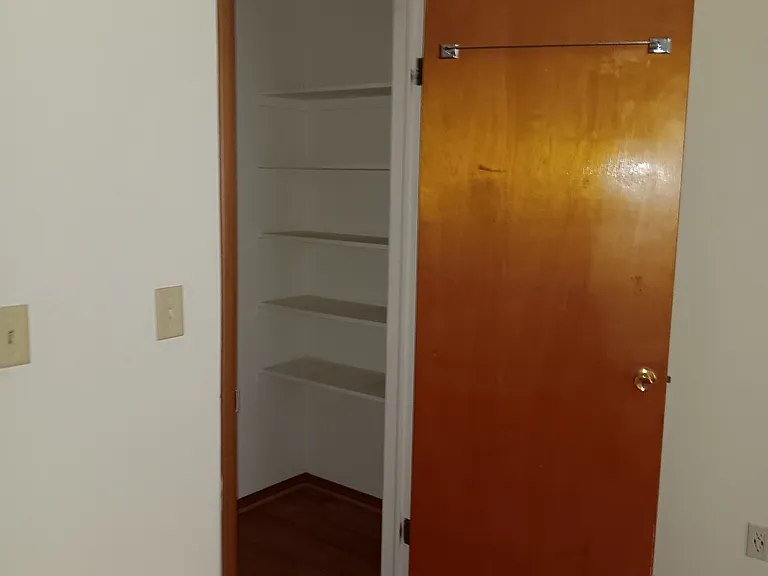 Large walk-in closet in Master bed