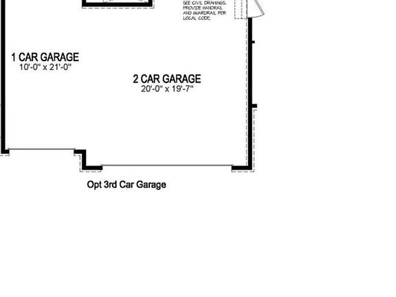 3 car garage