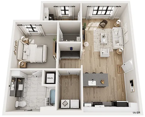 Floor plan 1A-SR
