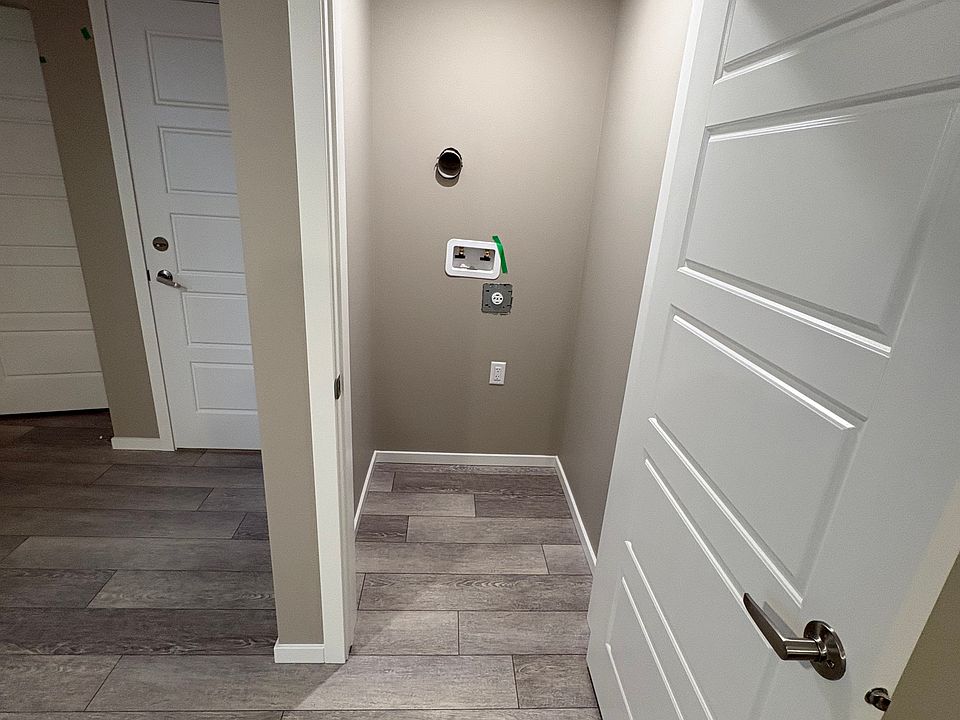 Laundry area for washer dryer, new washer & dryer will be installed