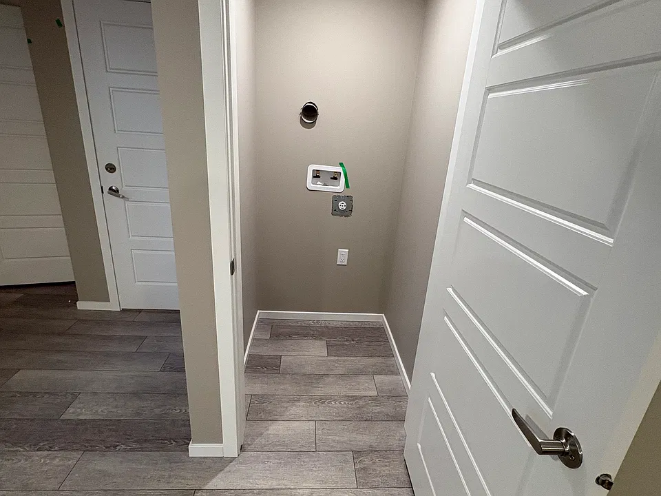 Laundry area for washer dryer, new washer & dryer will be installed