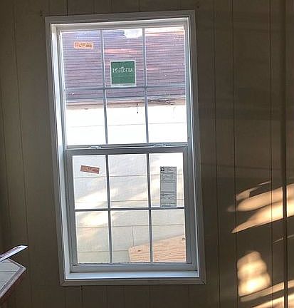 New windows and siding