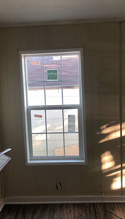 New windows and siding