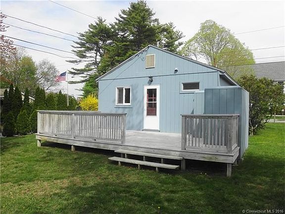 Deck, and outdoor shower