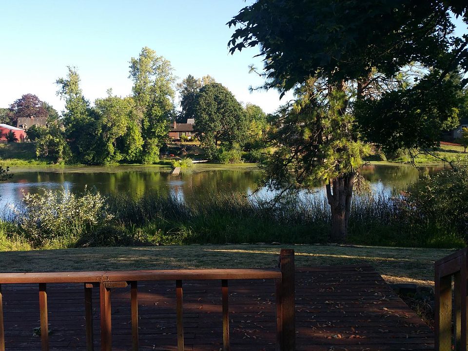 Back yard lake view