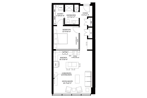 Floor plan The Faye