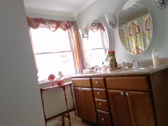 Attached master bath 
